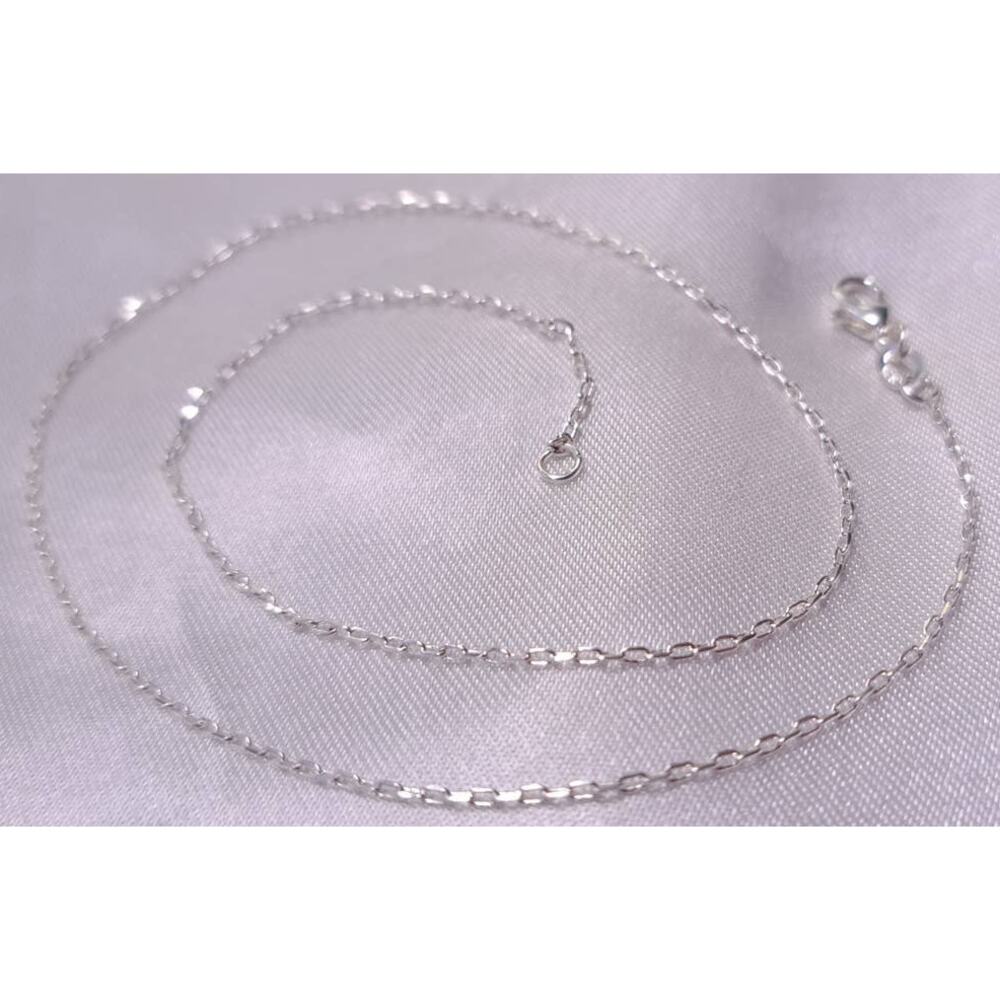 Sterling Silver 925 Plated 18 Inch Rolo Link‎ Chain Necklace New 1/16th" Wide